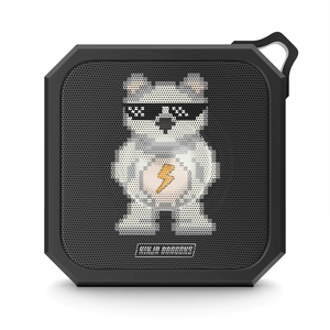 Ninja Dragons Teddy Bear with Shades Retro Pixel Waterproof Bluetooth Speaker - Ajonjolí&Spice33 Bazaar