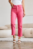 RFM Crop Dylan Full Size Tummy Control High Waist Raw Hem Jeans - Ajonjolí&Spice33 Bazaar