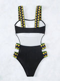 Cutout Wide Strap One-Piece Swimwear - Ajonjolí&Spice33 Bazaar