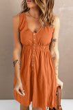 Sleeveless Button Down Mini Dress - Ajonjolí&Spice33 Bazaar