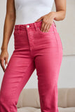 RFM Crop Dylan Full Size Tummy Control High Waist Raw Hem Jeans - Ajonjolí&Spice33 Bazaar