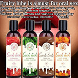 Suck lick Collection -Edible Lubricants and massage Oils