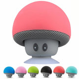 Portable Cute Mushroom Bluetooth Speaker with Suction Cup Phone Bracket - Small Stereo for Outdoor Use