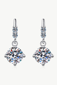 Moissanite Drop Earrings