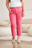 RFM Crop Dylan Full Size Tummy Control High Waist Raw Hem Jeans - Ajonjolí&Spice33 Bazaar