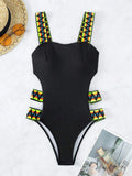 Cutout Wide Strap One-Piece Swimwear - Ajonjolí&Spice33 Bazaar