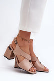Heel sandals Step in style - Ajonjolí&Spice33 Bazaar