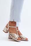 Heel sandals Step in style