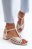 Heel sandals Step in style