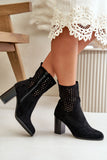 Heel boots Step in style