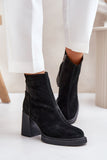 Heel boots Step in style