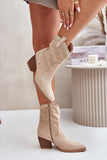 Heel boots Step in style