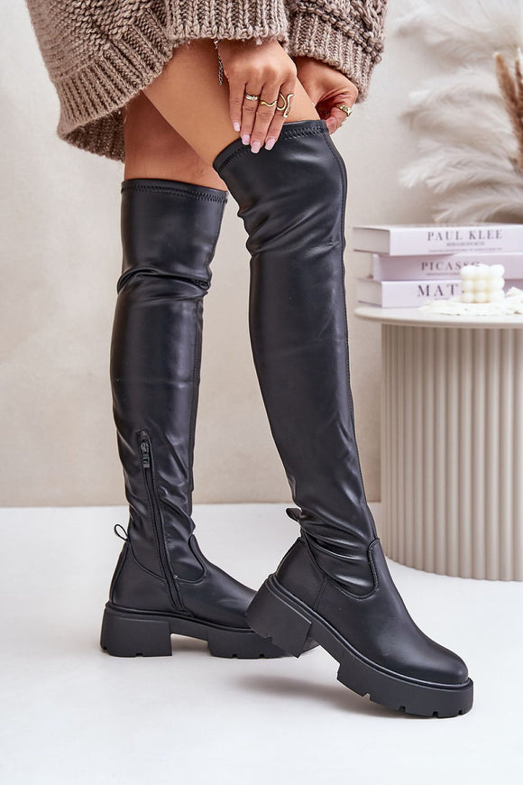 Thigh-Hight Boots Step in style