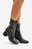 Heel boots Step in style