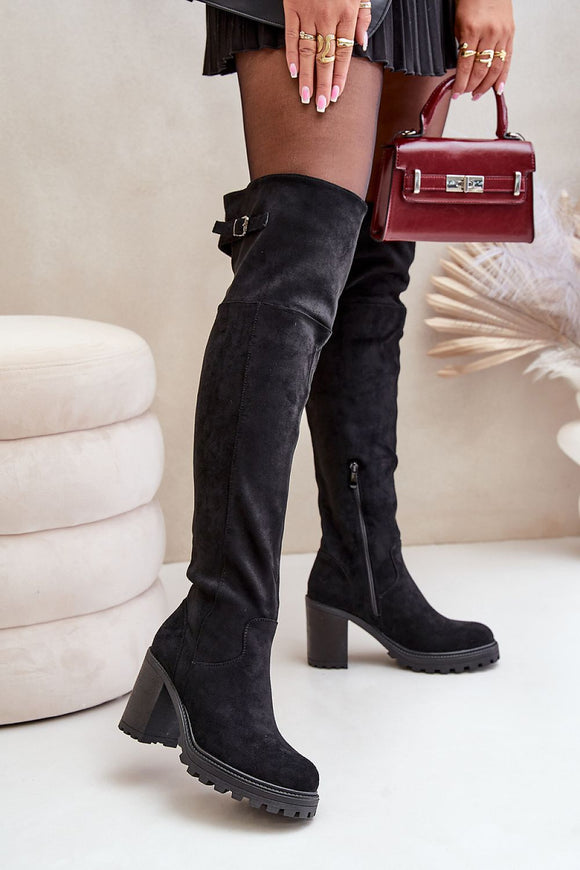 Heel boots Step in style