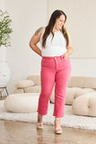 RFM Crop Dylan Full Size Tummy Control High Waist Raw Hem Jeans - Ajonjolí&Spice33 Bazaar