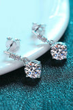 Moissanite Drop Earrings