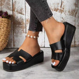 Open Toe Wedge Sandals - Ajonjolí&Spice33 Bazaar