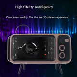Retro TV design Bluetooth Speaker Phone Holder - Ajonjolí&Spice33 Bazaar