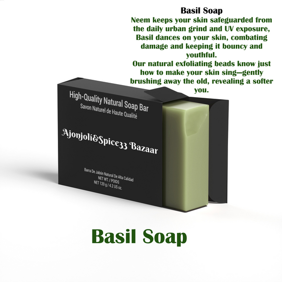 Ajonjonjolí&Spice33 Bazaar Basil Soap