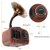 Vintage Radio True Wireless Bluetooth Mini Speaker with Microphone 4th Generation - Ajonjolí&Spice33 Bazaar