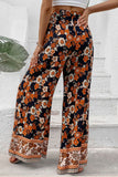 Floral Wide Leg Pants with Pockets - Ajonjolí&Spice33 Bazaar