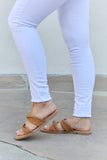 Qupid Summertime Fine Double Strap Twist Sandals - Ajonjolí&Spice33 Bazaar