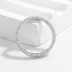 925 Sterling Silver Zircon Ring - Ajonjolí&Spice33 Bazaar