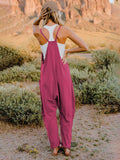 Double Take Full Size Sleeveless V-Neck Pocketed Jumpsuit - Ajonjolí&Spice33 Bazaar