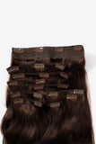 18" 200g #2 Natural Clip-in Hair Extension  Human Hair - Ajonjolí&Spice33 Bazaar