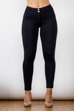 Full Size Contrast Detail Buttoned Leggings - Ajonjolí&Spice33 Bazaar