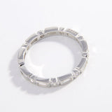 925 Sterling Silver Geometric Shape Zircon Ring - Ajonjolí&Spice33 Bazaar