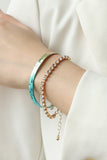 Gradient Herringbone Chain Two-Piece Bracelet Set - Ajonjolí&Spice33 Bazaar