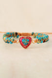 Handmade Heart Shape Natural Stone Bracelet - Ajonjolí&Spice33 Bazaar