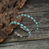 Artificial Turquoise C-Hoop Earrings - Ajonjolí&Spice33 Bazaar