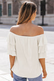 Off-Shoulder Layered Sleeve Blouse - Ajonjolí&Spice33 Bazaar