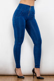 Baeful High Waist Zip Up Skinny Long Jeans - Ajonjolí&Spice33 Bazaar