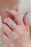 High Quality Natural Moonstone 18K Rose Gold-Plated 925 Sterling Silver Ring - Ajonjolí&Spice33 Bazaar