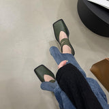 Cynthia Retro Strappy Square Low Heel Sandals - Ajonjolí&Spice33 Bazaar