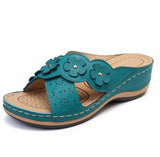 Sarah Comfortable Leather Sandals Slip On Sandals - Ajonjolí&Spice33 Bazaar