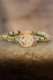 Handmade Tree Shape Beaded Copper Bracelet - Ajonjolí&Spice33 Bazaar