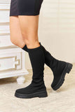 WILD DIVA Footwear Knee High Platform Sock Boots - Ajonjolí&Spice33 Bazaar
