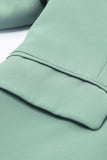 One-Button Flap Pocket Blazer - Ajonjolí&Spice33 Bazaar