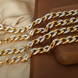 Zircon Titanium Steel Chunky Chain Bracelet - Ajonjolí&Spice33 Bazaar