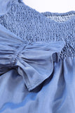 Smocked Off-Shoulder Tiered Mini Dress - Ajonjolí&Spice33 Bazaar