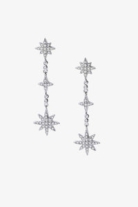 Cubic Zirconia Star Drop Earrings - Ajonjolí&Spice33 Bazaar
