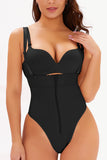 Full Size Adjustable Strap Zip-Up Shaping Bodysuit - Ajonjolí&Spice33 Bazaar