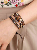 Geometrical Shape Triple-Layer Bracelet - Ajonjolí&Spice33 Bazaar