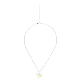 Mother and Child Pave Heart Pendant Necklace - Ajonjolí&Spice33 Bazaar