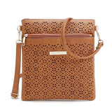 Mariannette Leather Crossbody Bag (Cutout Flower Design) - Ajonjolí&Spice33 Bazaar